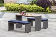 All Weather Resin Wicker & Poly Wood Indoor and Outdoor Patio Furnitur